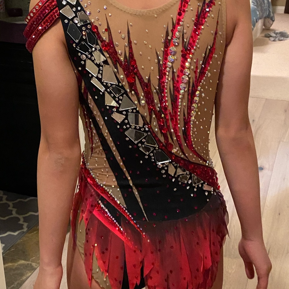 New leotard for rhythmic gymnastics custom